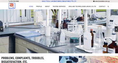 Desktop Screenshot of analabs.com.sg